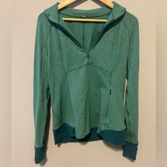 Lululemon Half-Zip Pullover Jacket - Blue/Green - Picture 1 of 9